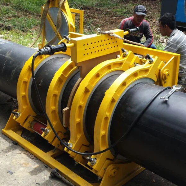 Butt fusion 560-630mm HDPE pipe for field construction project